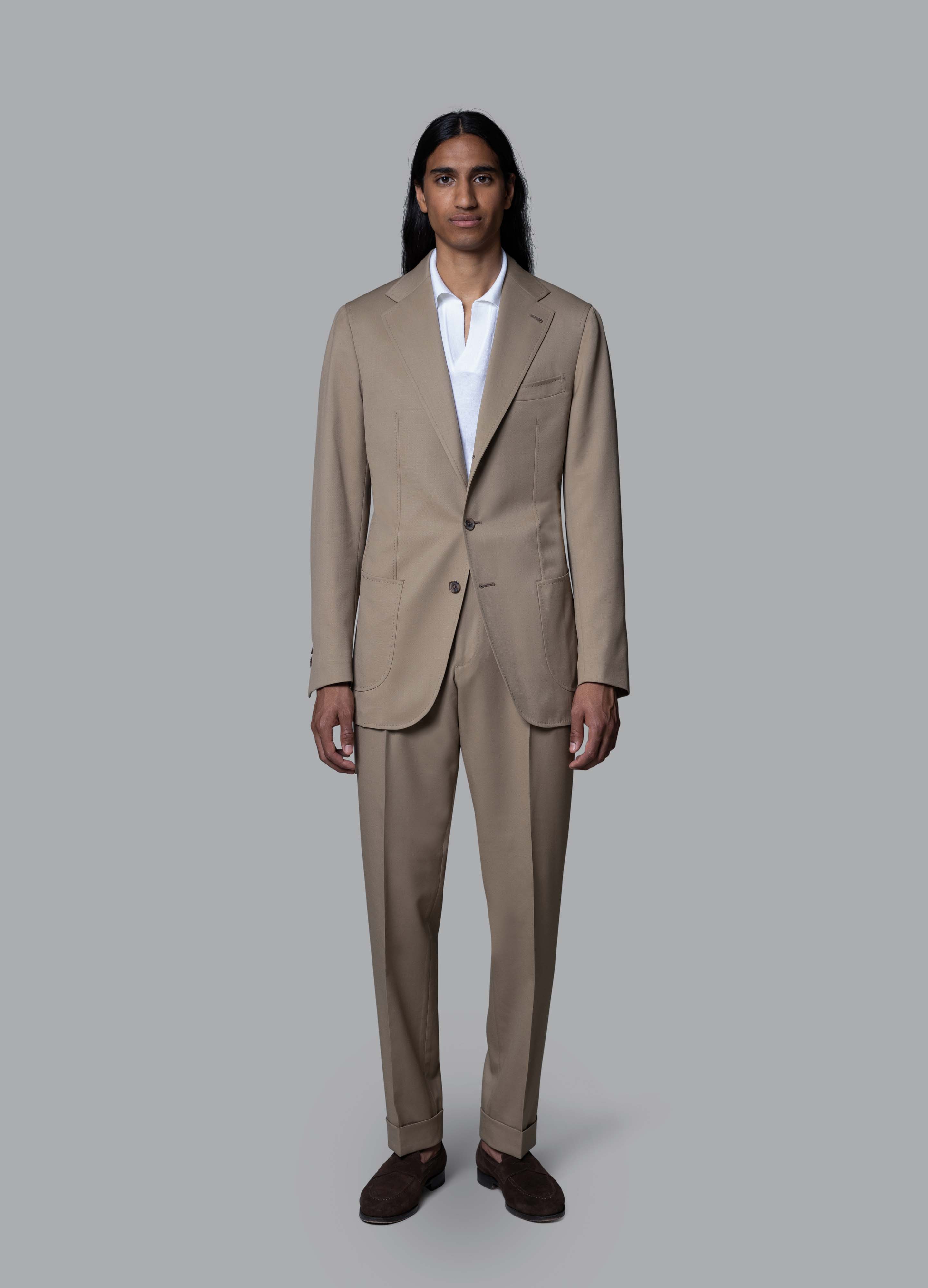 Dan Sport Gabardine Blazer - Beige | Berg & Berg