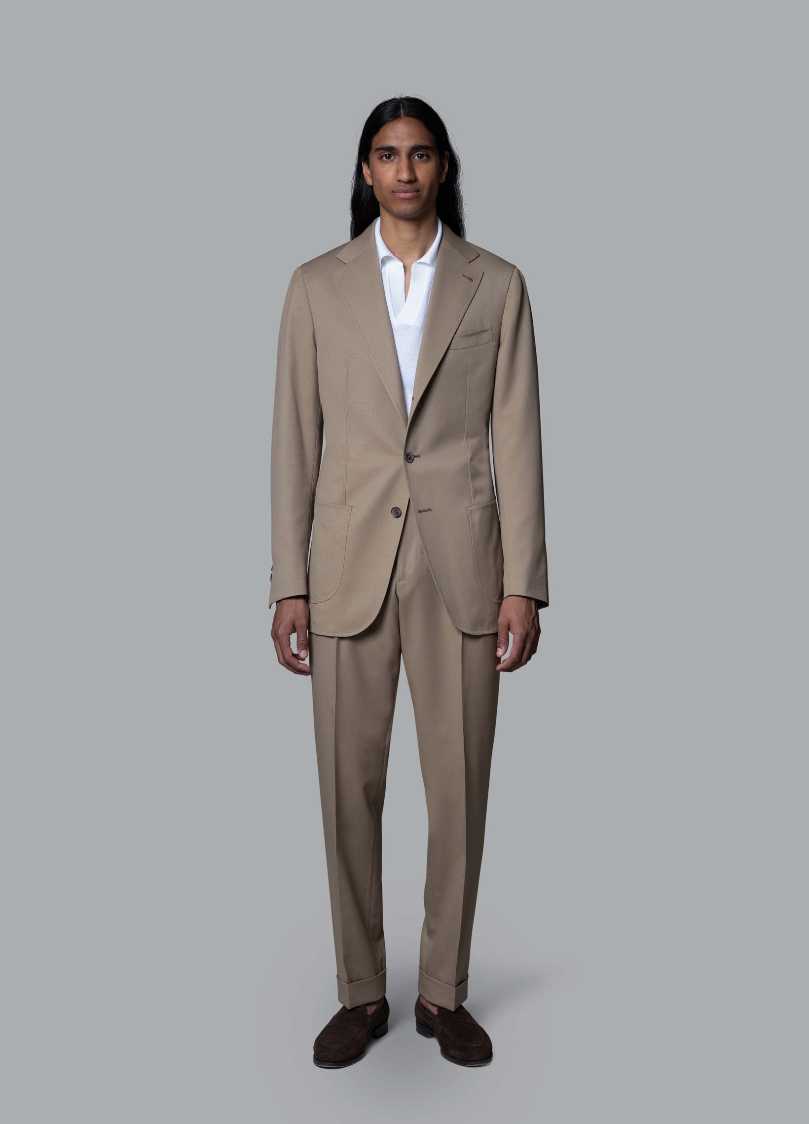 Dan Sport Gabardine Blazer - Beige | Berg & Berg