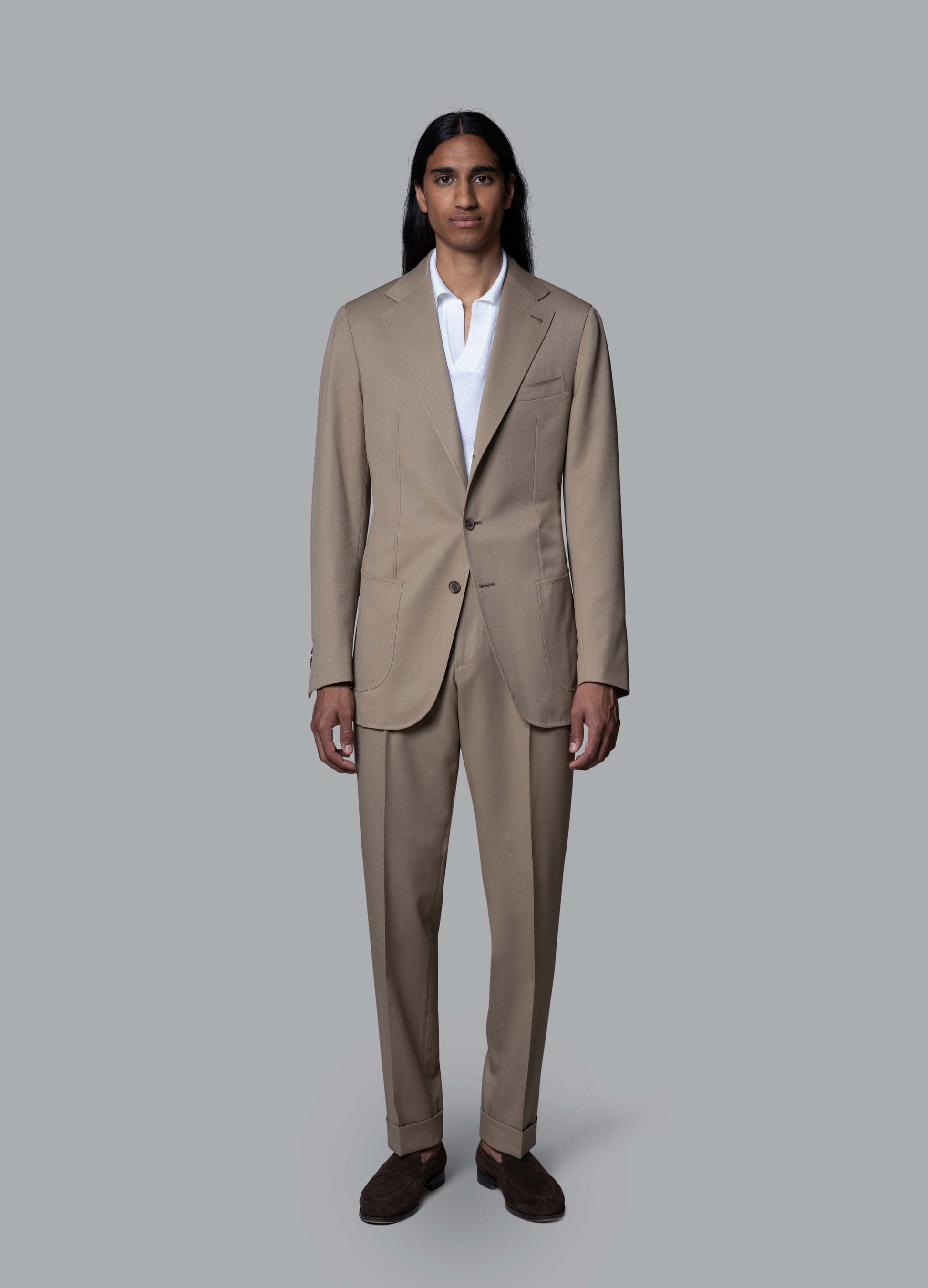 Dan Sport Gabardine Blazer - Beige | Berg & Berg