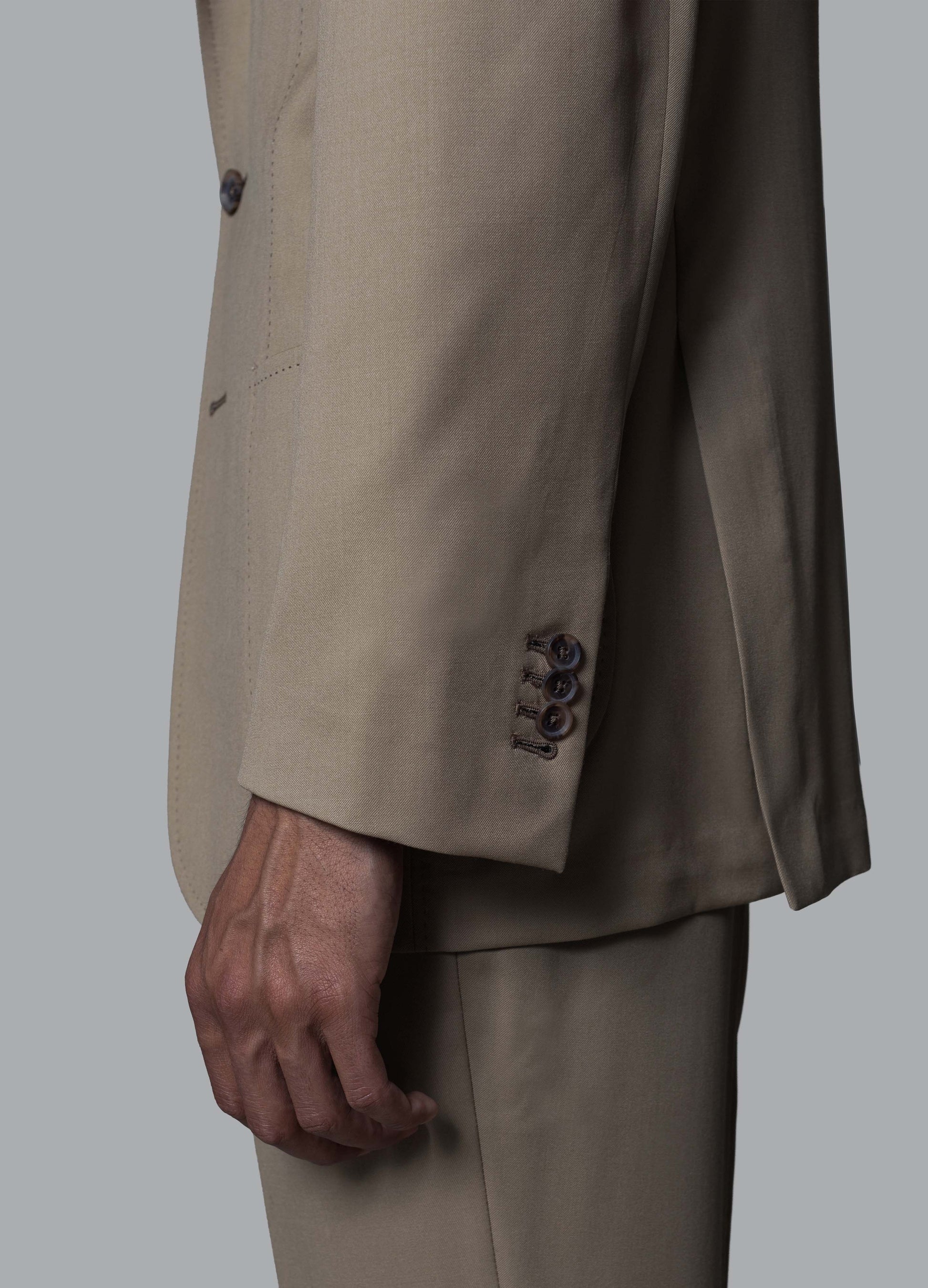 Dan Sport Gabardine Blazer - Beige | Berg & Berg