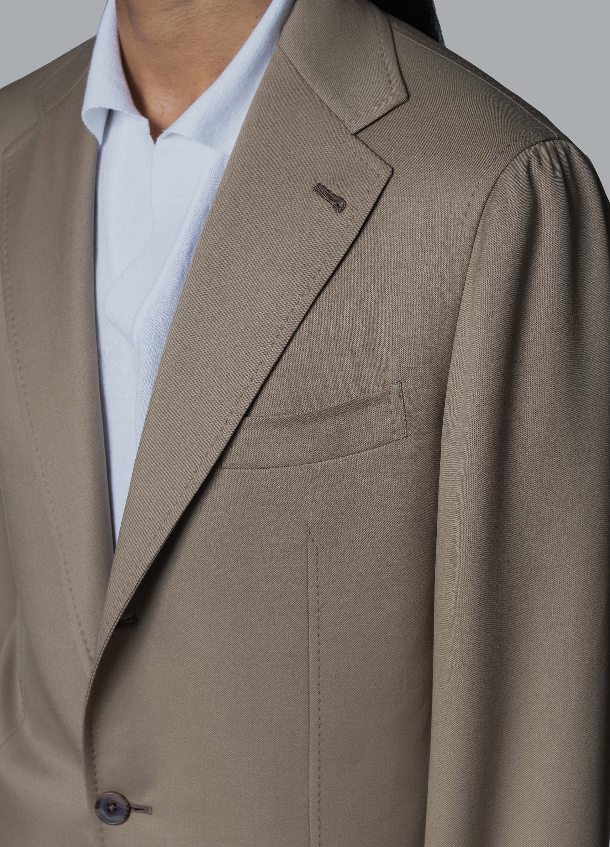 Dan Sport Gabardine Blazer - Beige | Berg & Berg