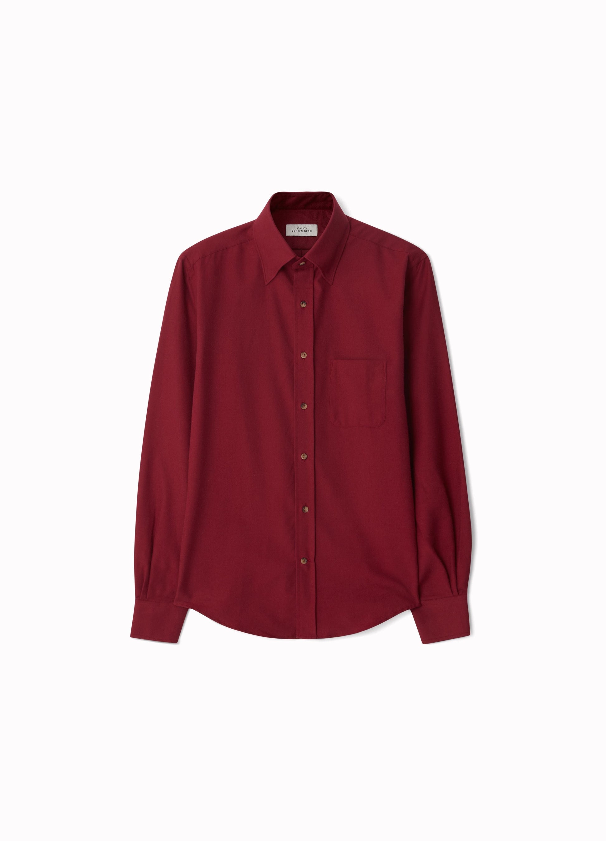 Fabian Turndown Collar Shirt - Red Berg & Berg