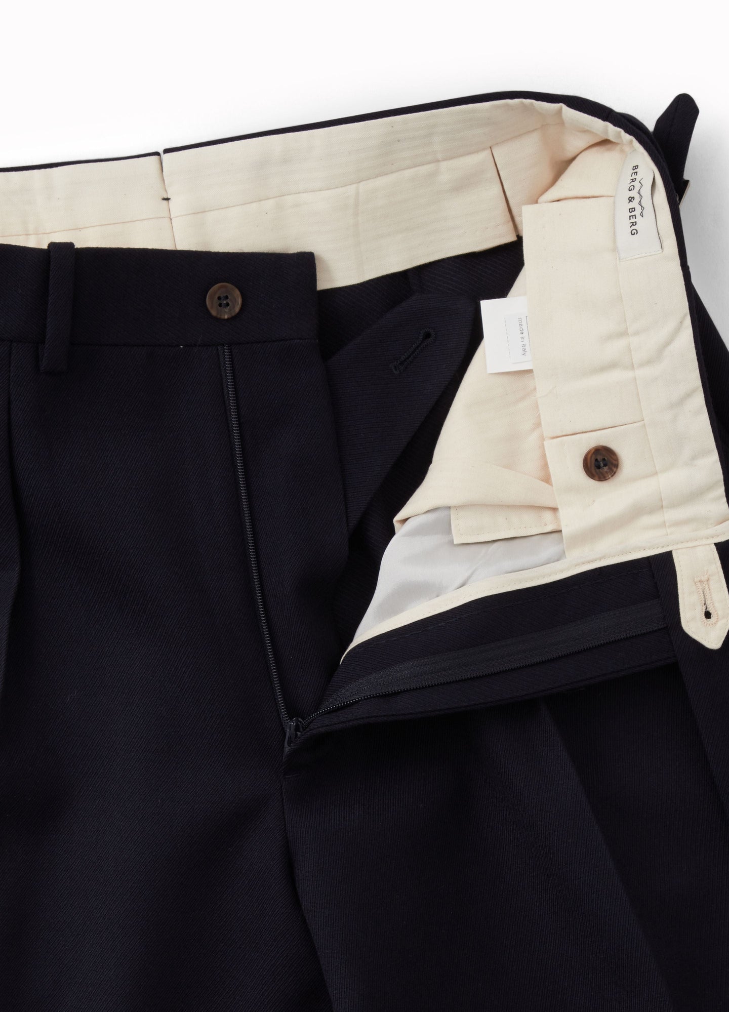 Arnold Cavalry Twill Trousers - Navy Berg & Berg
