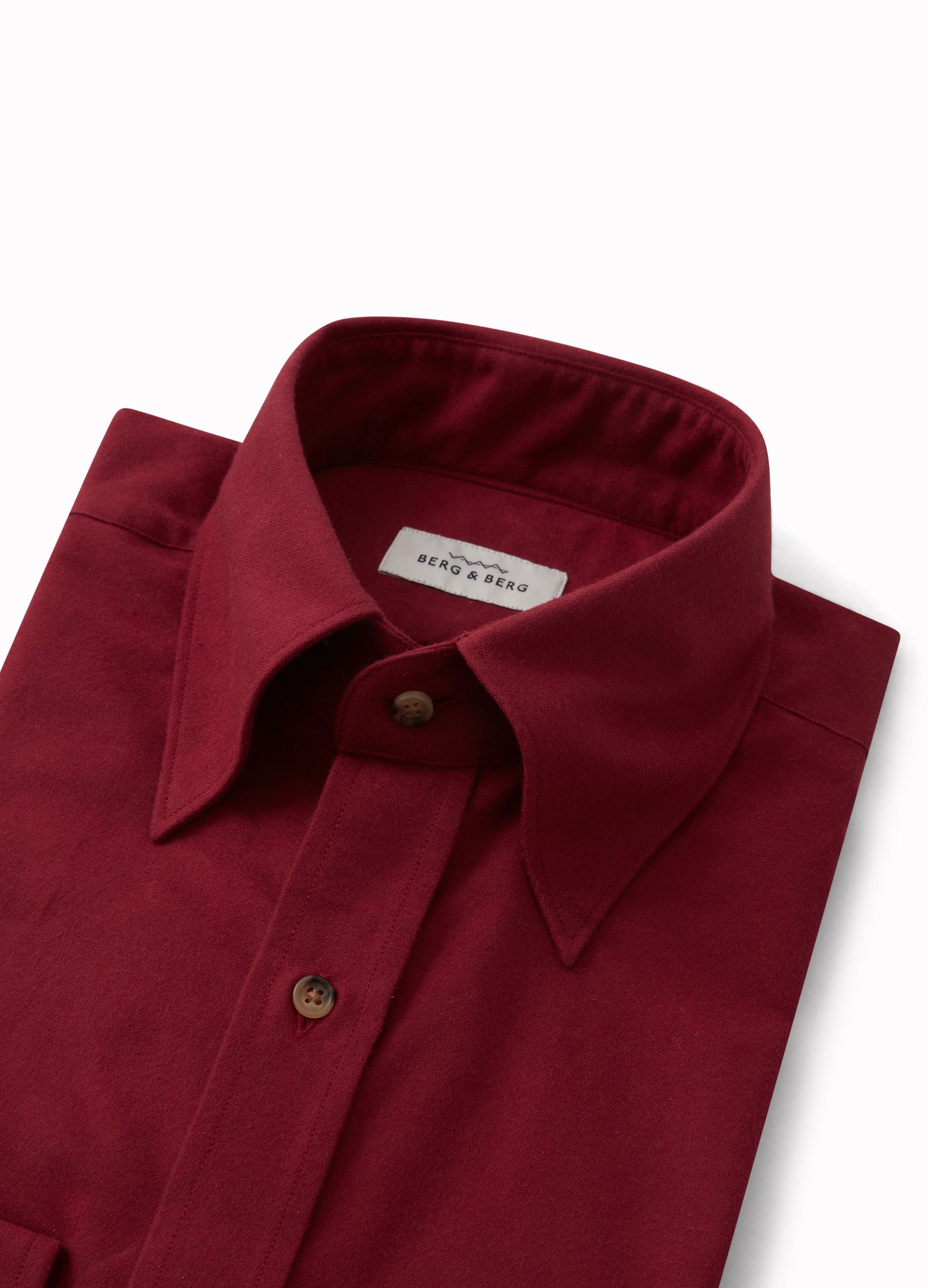 Fabian Turndown Collar Shirt - Red Berg & Berg