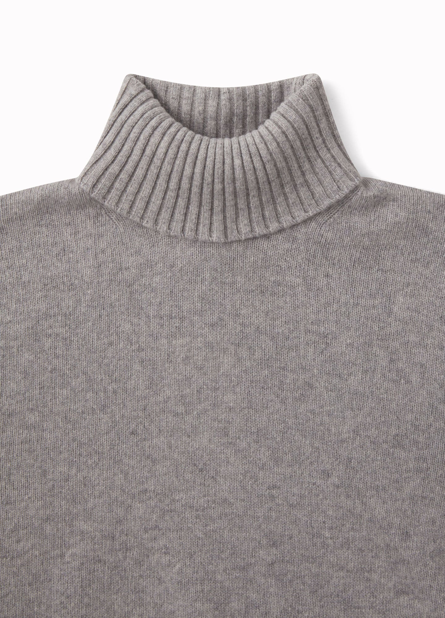 Benedict Rollneck Sweater - Light Grey bergbergstore