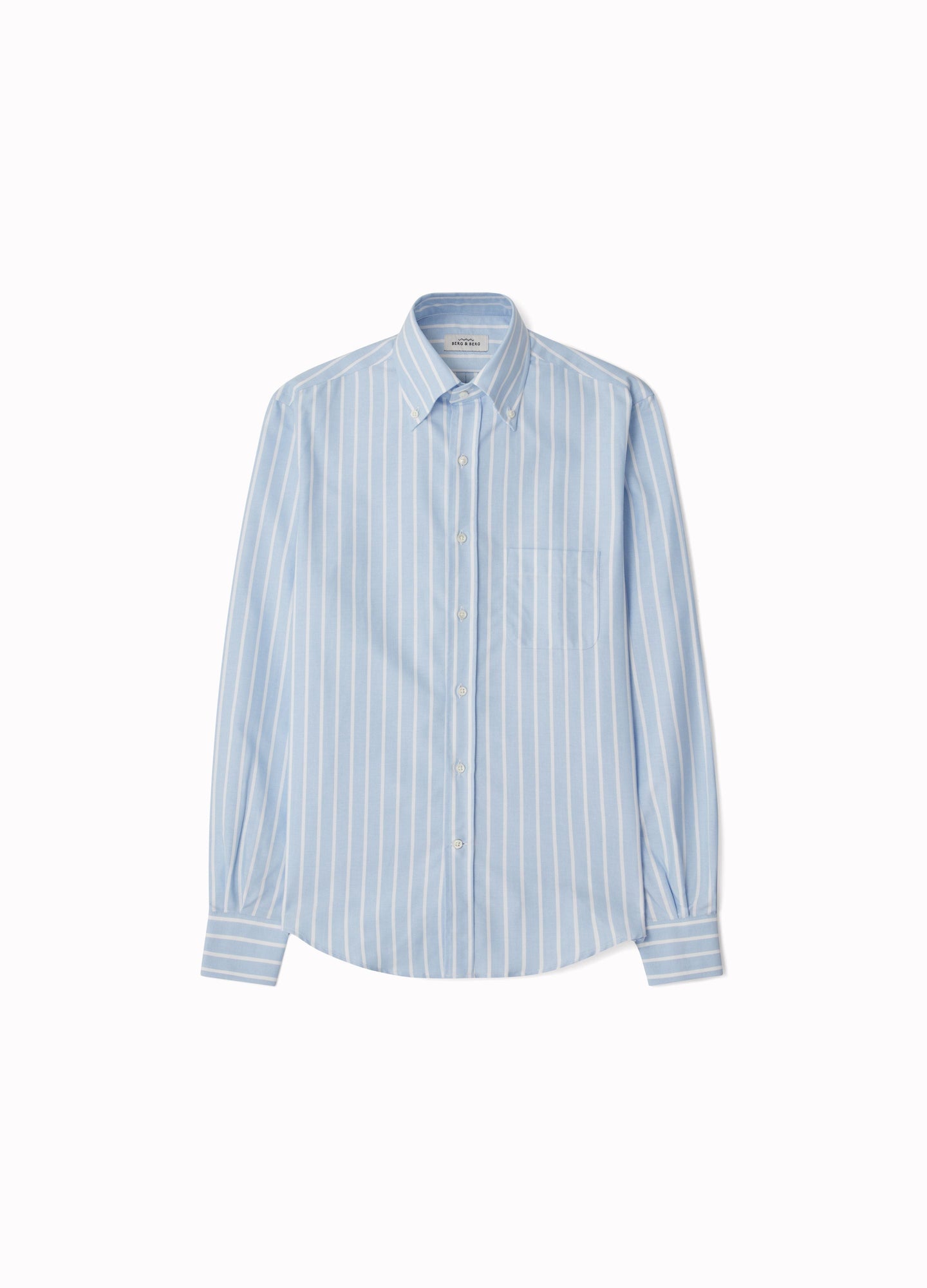 Ferdinand Button Down Shirt - Light Blue/White Berg & Berg